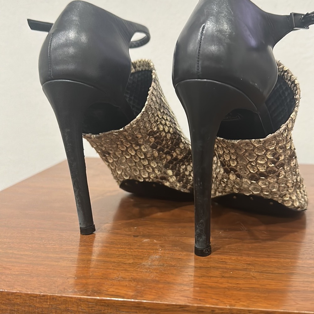 Balenciaga Snakeskin Heels 39.5 - Picture 5 of 5